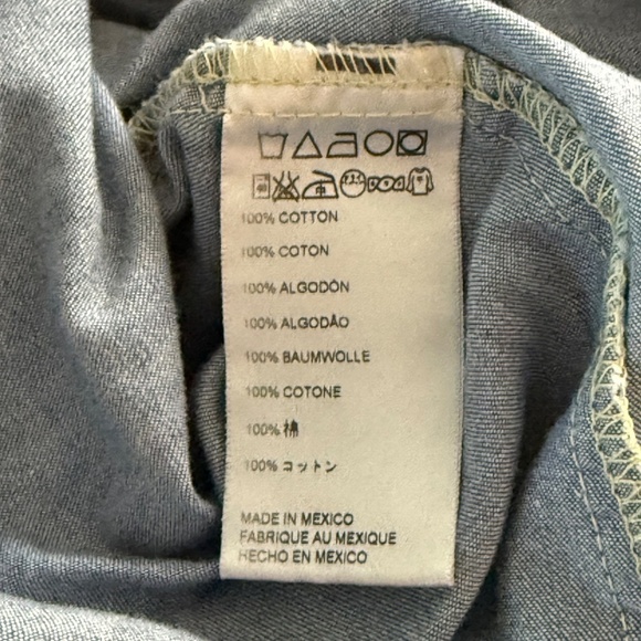 Able Clothing The Adriana Chambray Dress, Small - Picture 6 of 8